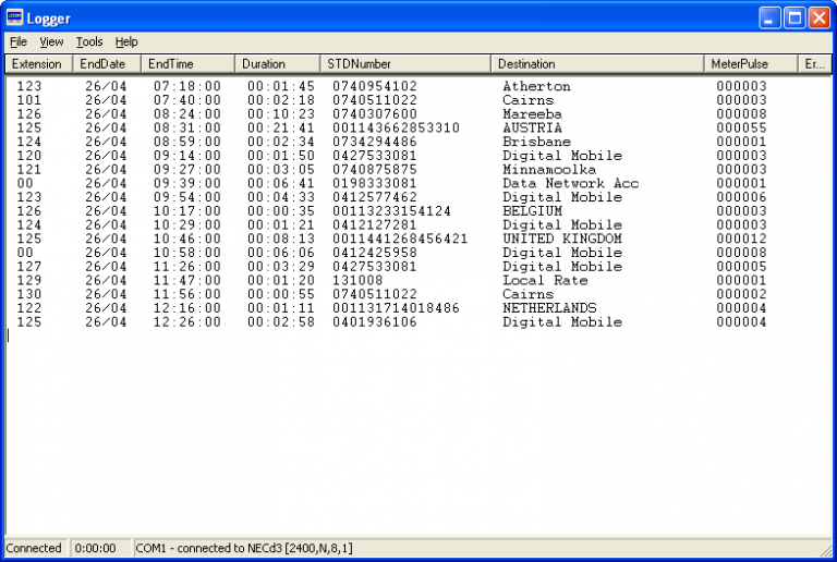 Typing logger. Typing logger